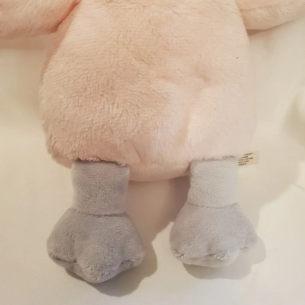 Carters Just One You Pink Rattle Plush Owl Baby Stuffed Animal